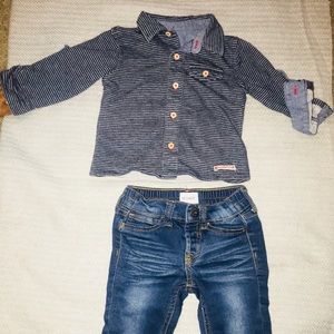Boys infant Hudson outfit size 12 months